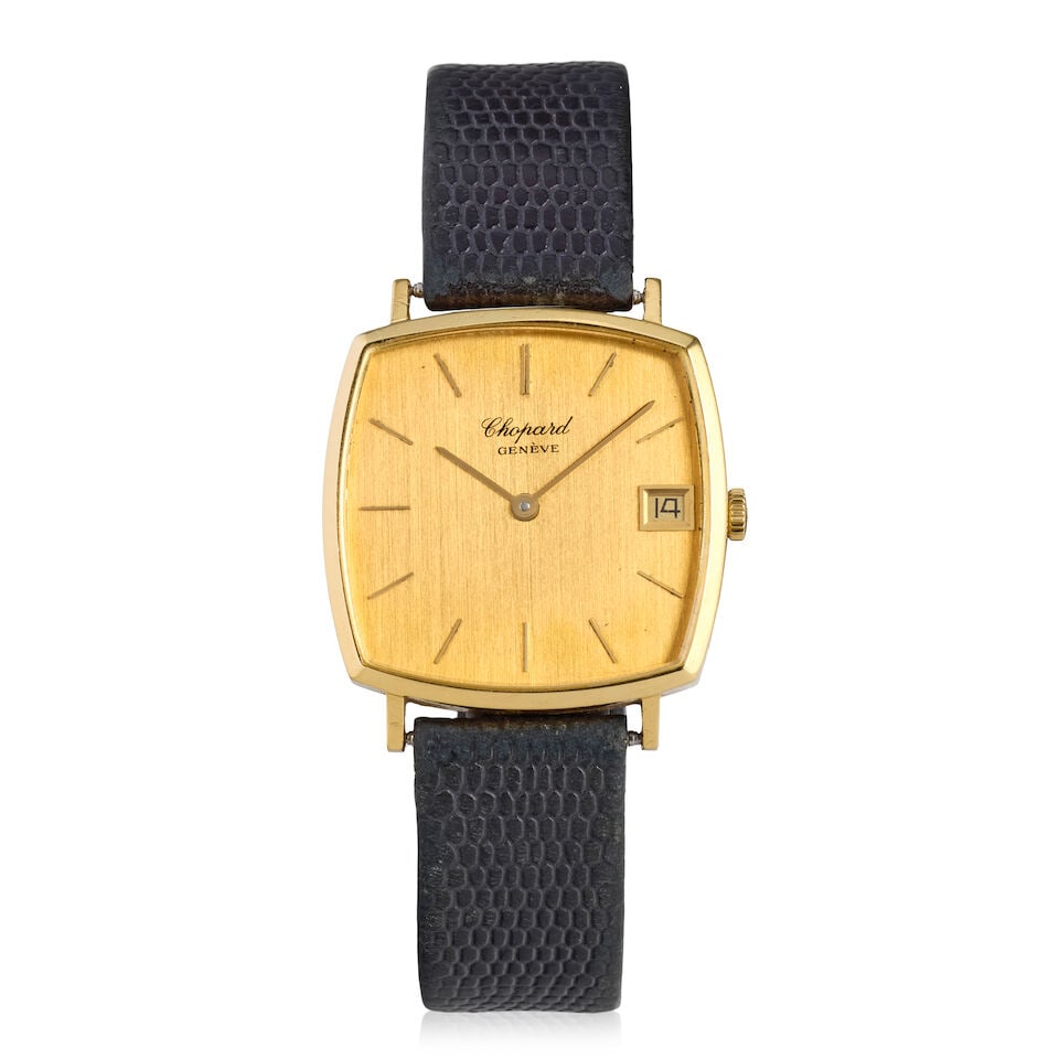 Chopard. An 18K gold automatic calendar wristwatch Ref: 2053, London Import mark for 1973 (1 of 3)