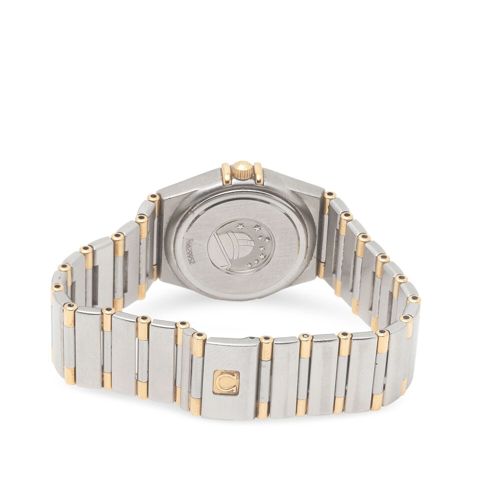 Omega. A lady's stainless steel and gold quartz bracelet watch Constellation, Ref: 795.1202, Ci... - 2