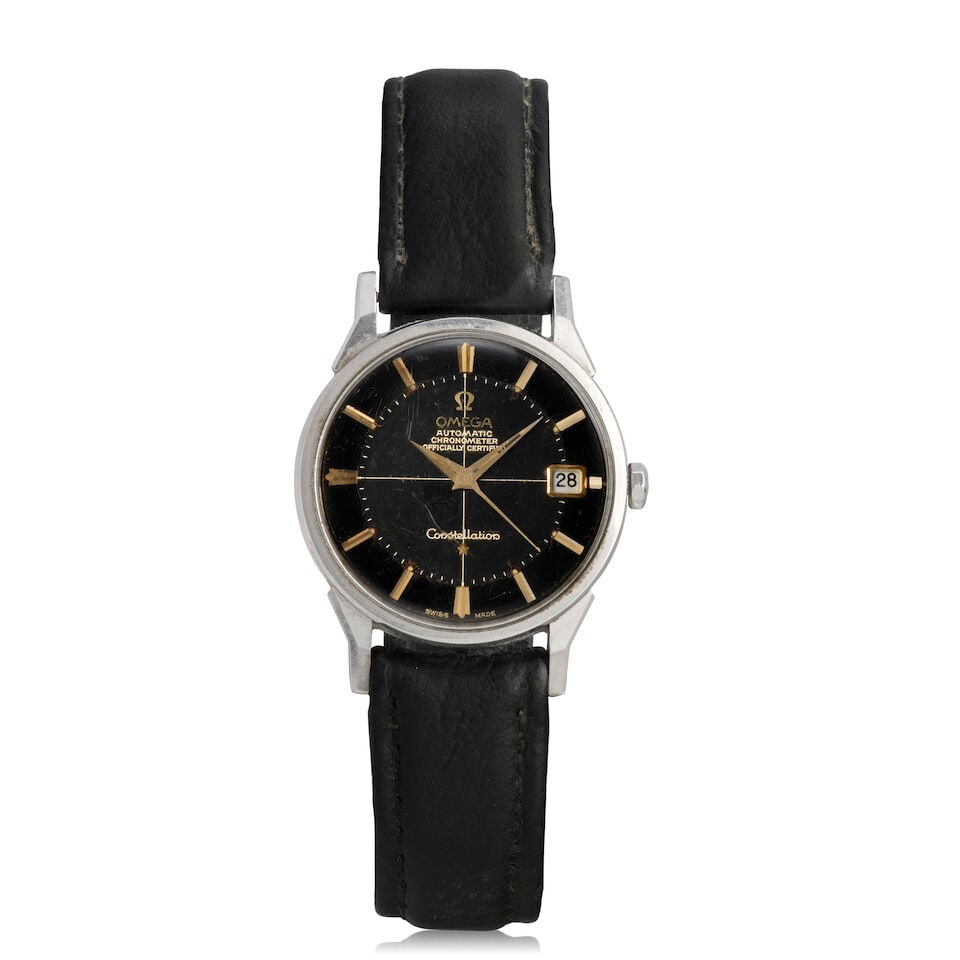 Omega. A stainless steel automatic calendar watch Constellation , Ref: 168.005, Circa 1966 (1 of 1)