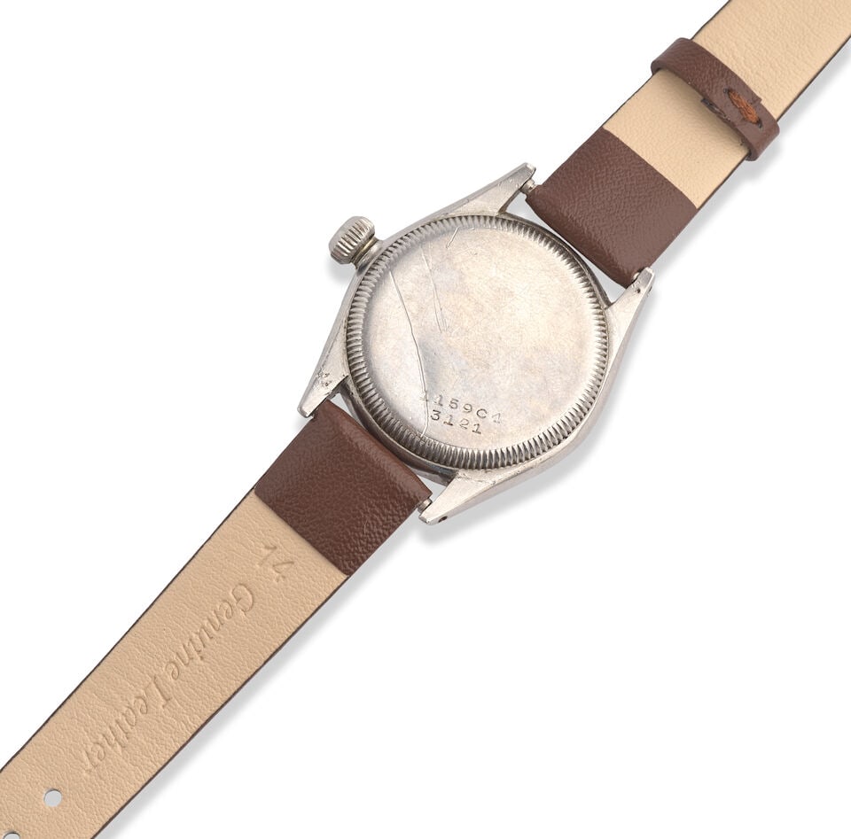 Rolex. A stainless steel manual wind wristwatch Ref: 3121, Circa 1941 - 3