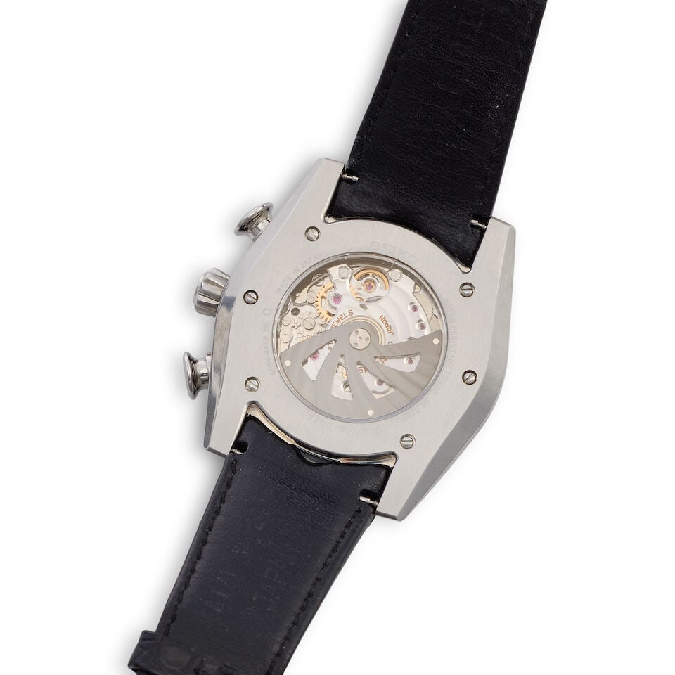 Seiko. A stainless steel automatic chronograph wristwatch Ananta Spring Drive , Purchased 27th ... - 3