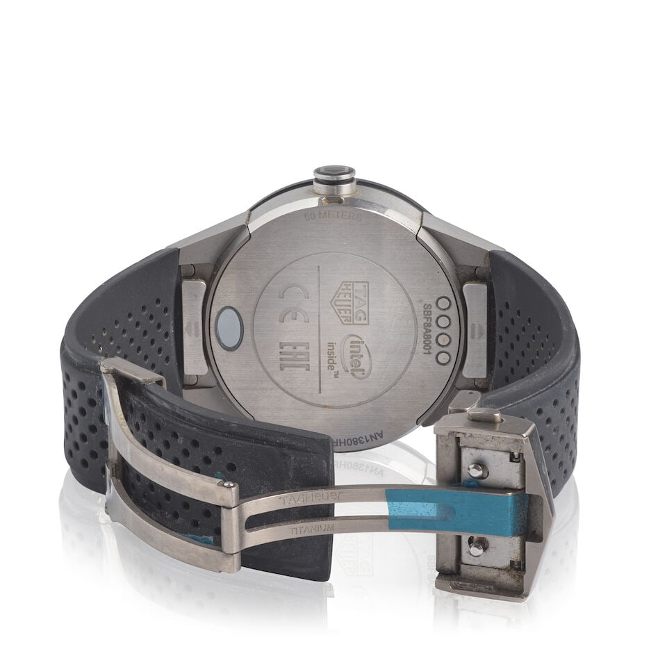 TAG Heuer. A titanium electronic smart wristwatch Connected Modular, Ref: SBF8A8001, Circa 2017 - 2