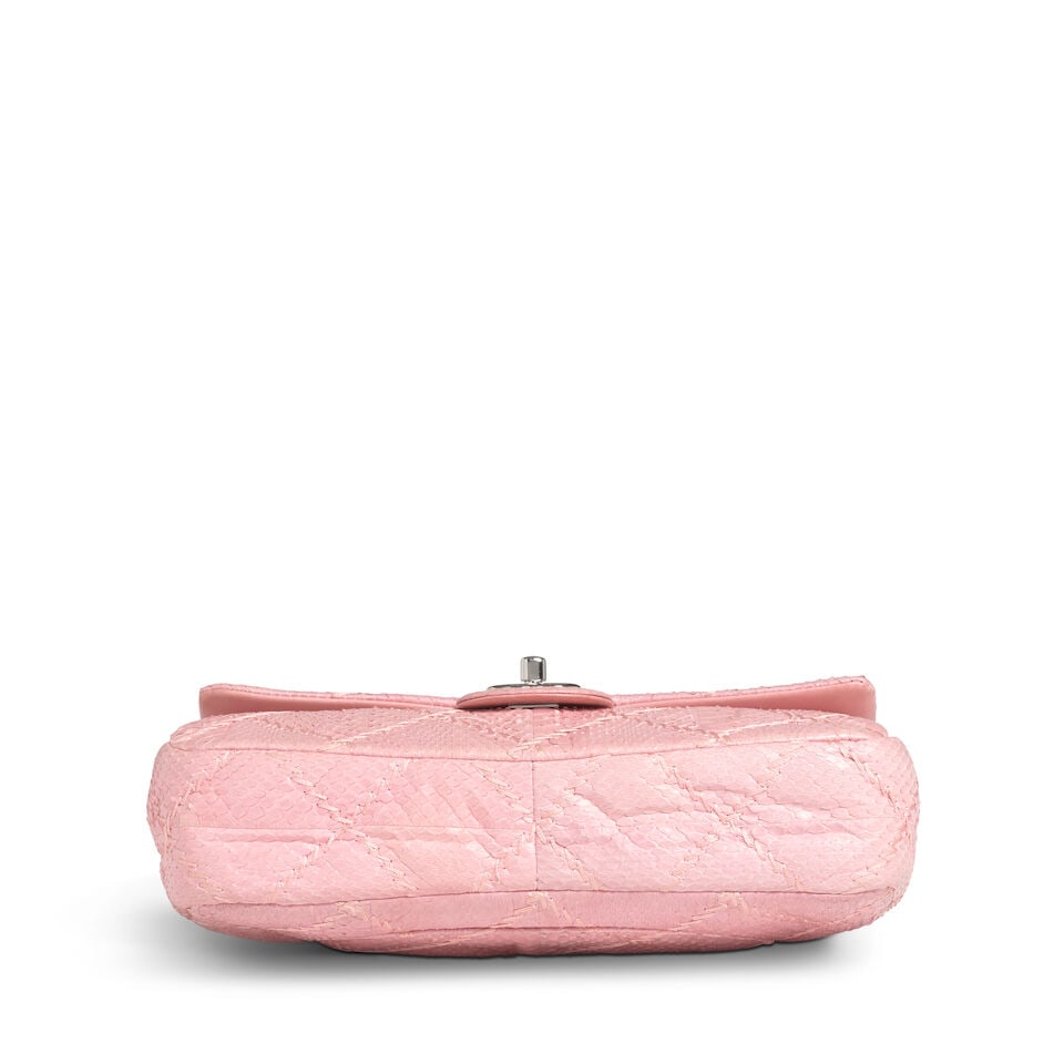 CHANEL: PINK PYTHON ULTIMATE STITCH SHOULDER BAG 2011 - 2