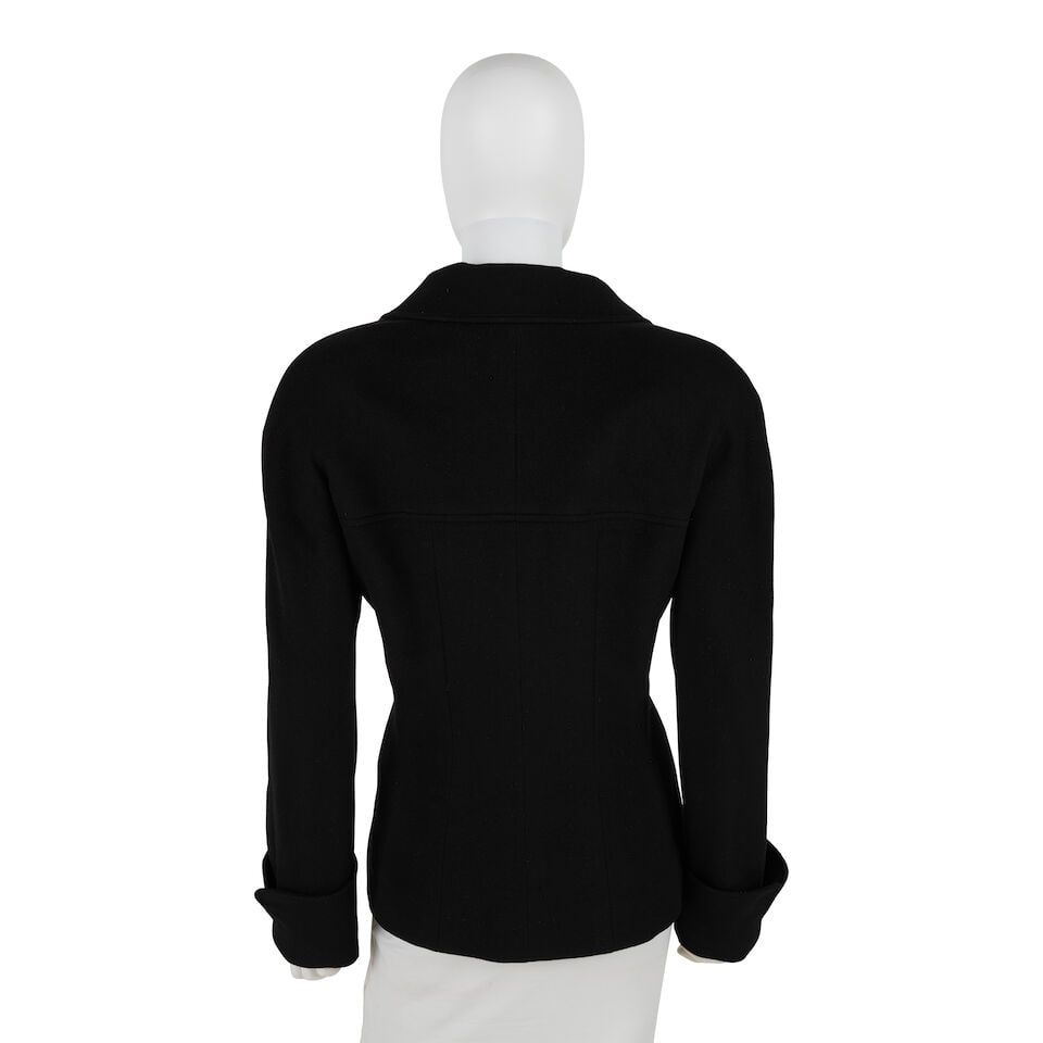 CHANEL: BLACK CASHMERE MULTIPOCKET JACKET Fall 1998 - 3