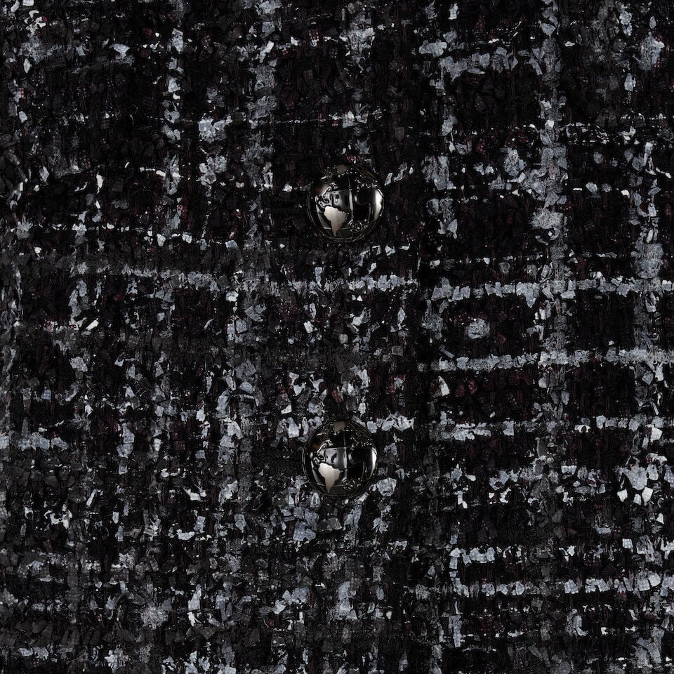 CHANEL: MULTICOLOR FINISHED TWEED JACKET Fall 2013 - 2