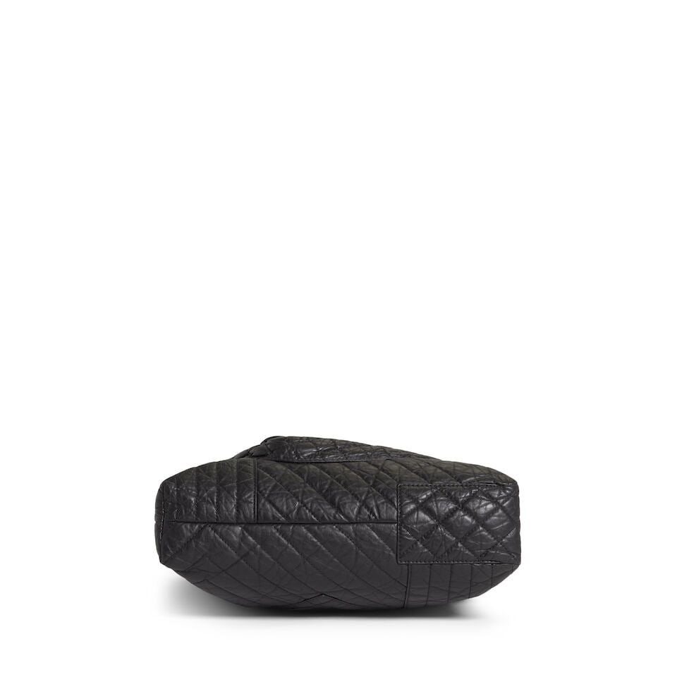 CHANEL: BLACK QUILTED KARL'S CABAS TOTE Fall 2010 - 2