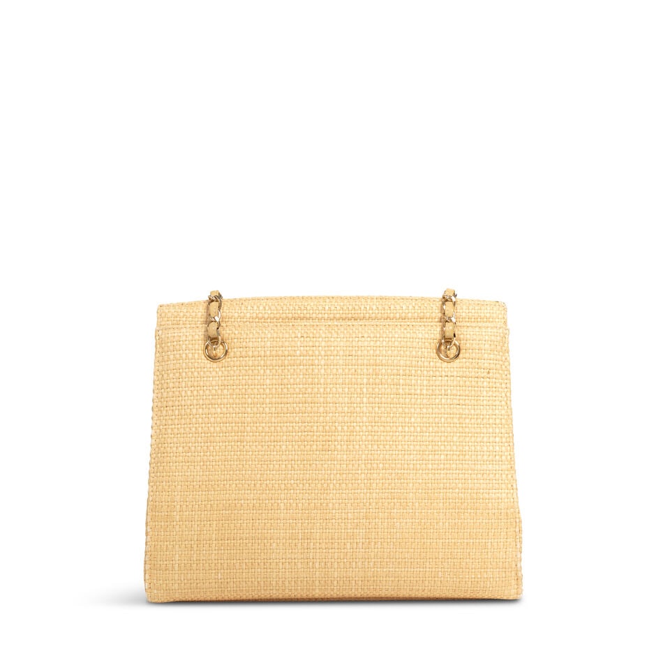 CHANEL: WOVEN RAFFIA SHOULDER BAG 1997-1999 - 3