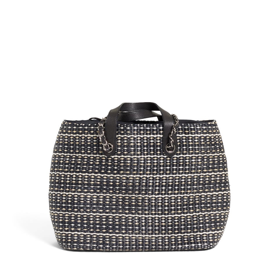 CHANEL: CC RAFFIA TOTE Resort 2014 - 4