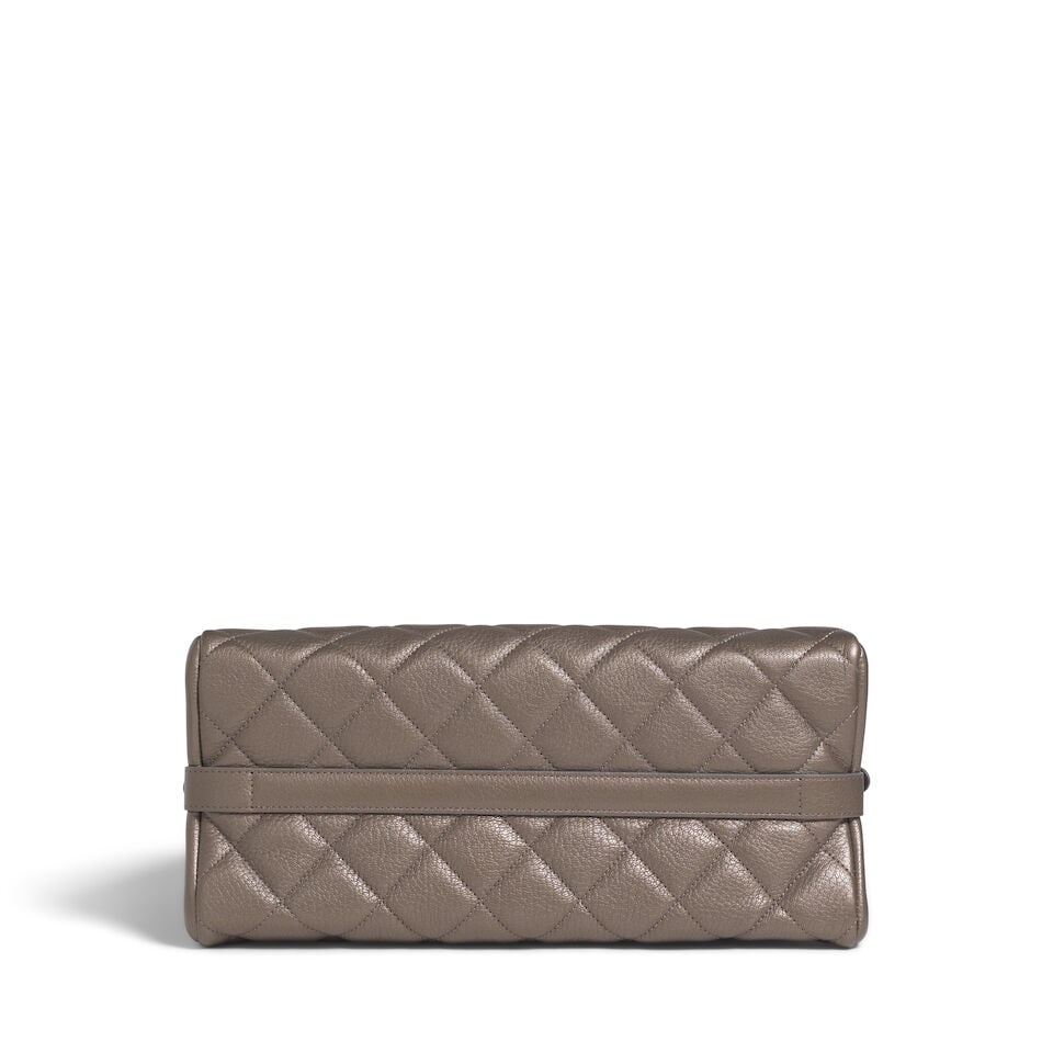 CHANEL: BRONZED QUILTED CITY ROCK TOTE 2015-2016 - 2