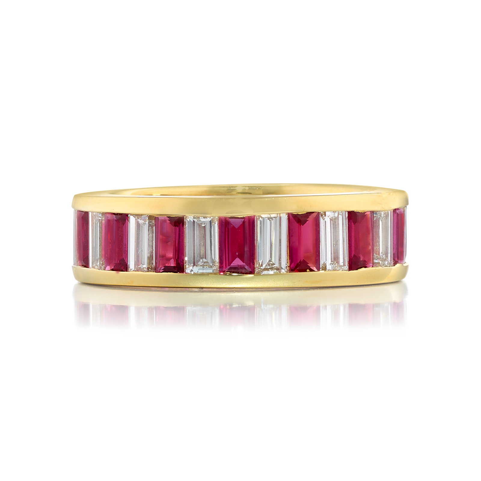 A RUBY AND DIAMOND RING (1 of 1)