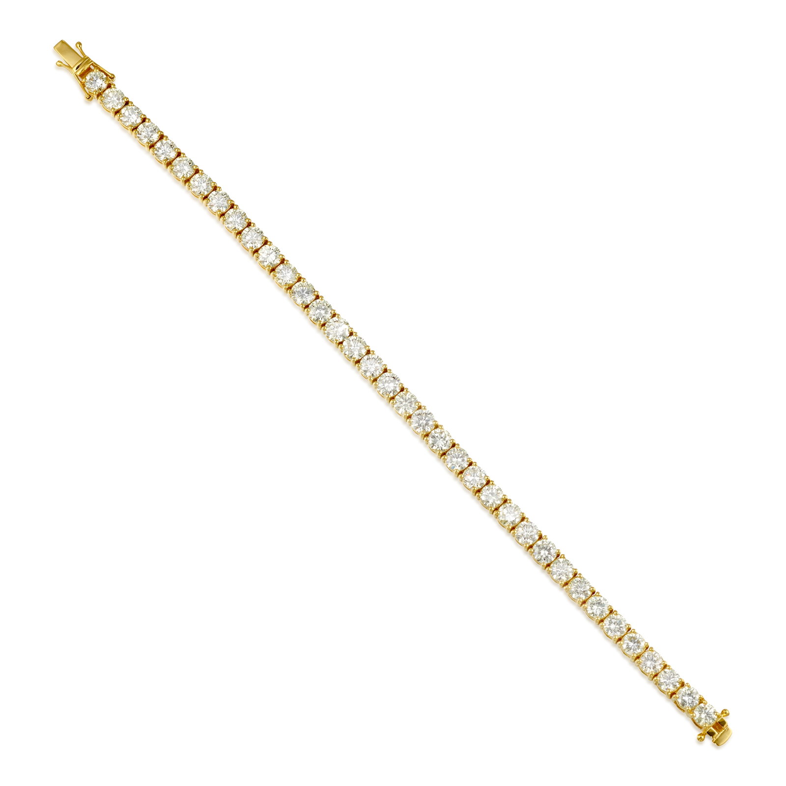 A 14K GOLD AND DIAMOND BRACELET (1 of 1)