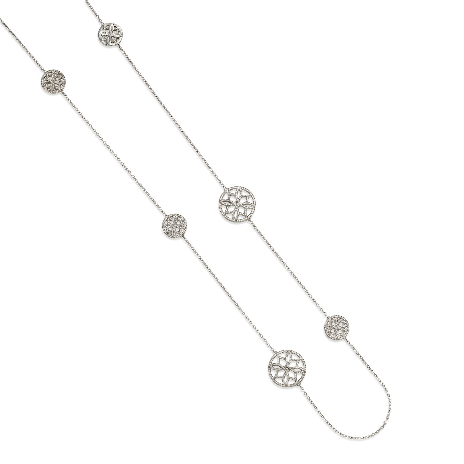 IVANKA TRUMP: AN 18K GOLD AND DIAMOND NECKLACE (1 of 1)