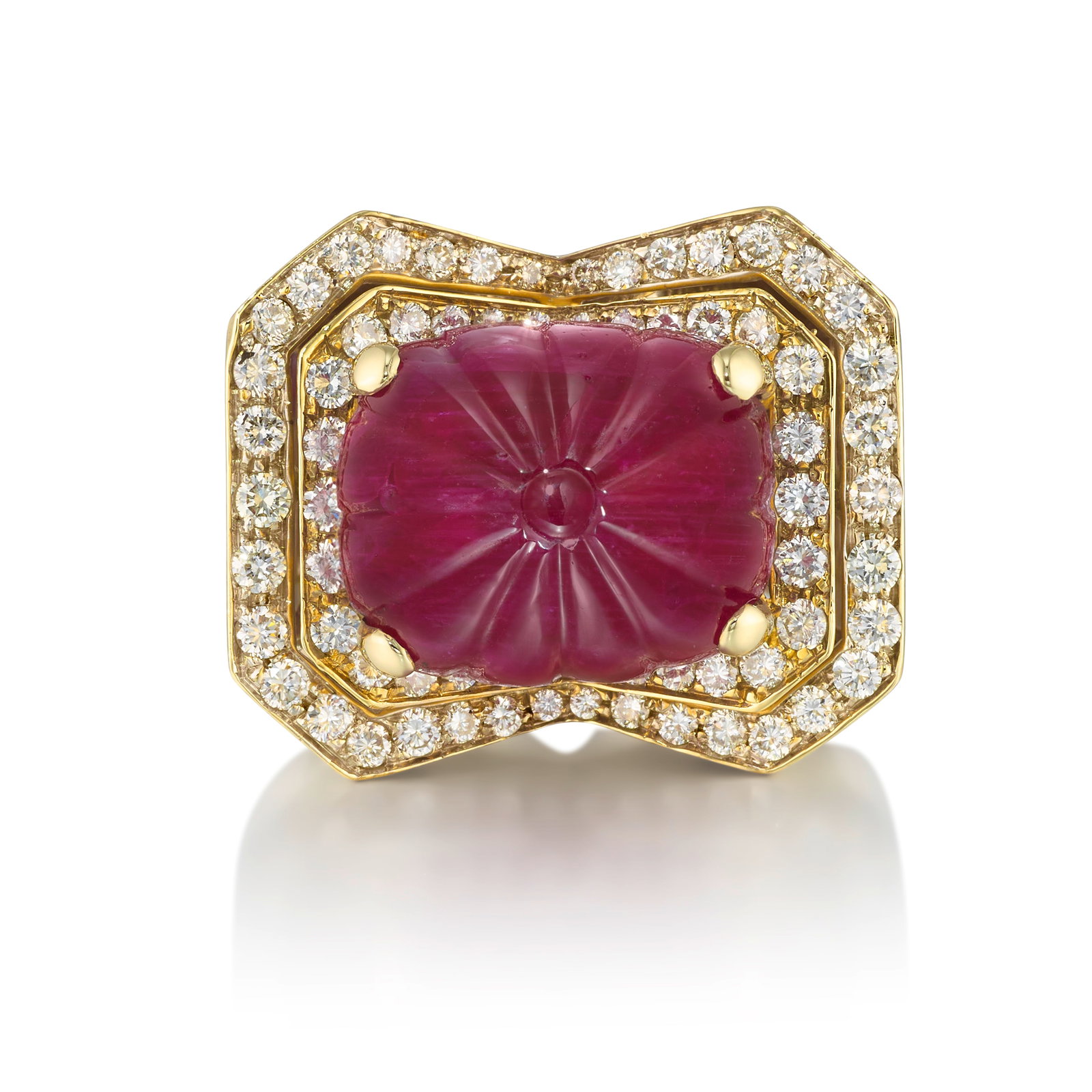 A RUBY AND DIAMOND RING (1 of 1)