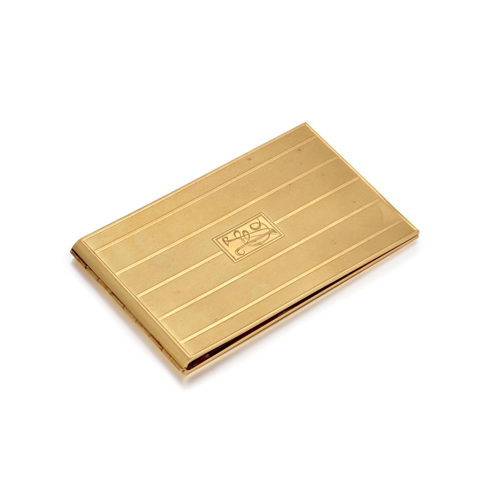 CARTIER: A 14K GOLD CHECKBOOK CLIP, CIRCA 1935 (1 of 1)
