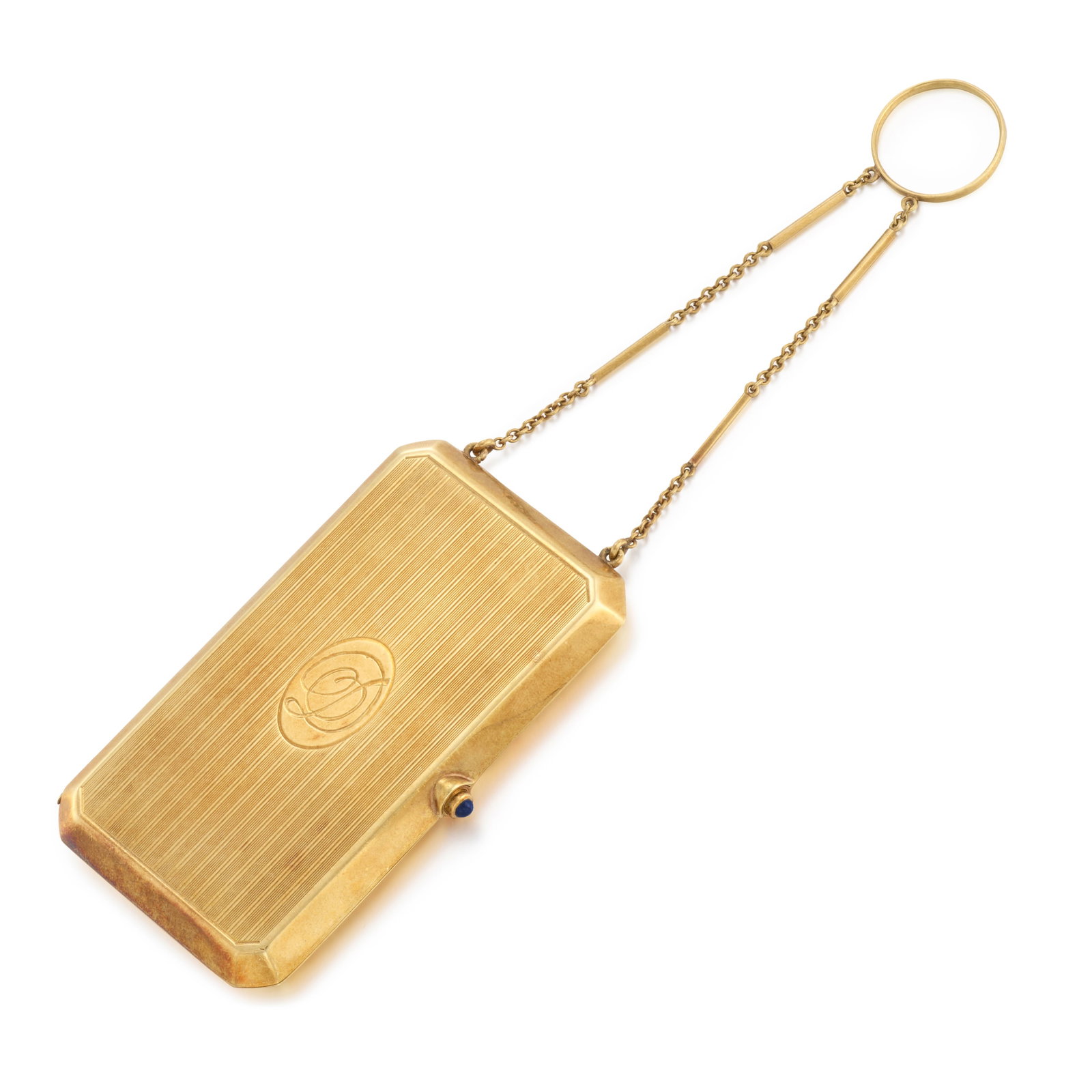 A 14K GOLD CARD HOLDER, CIRCA 1925 (1 of 1)