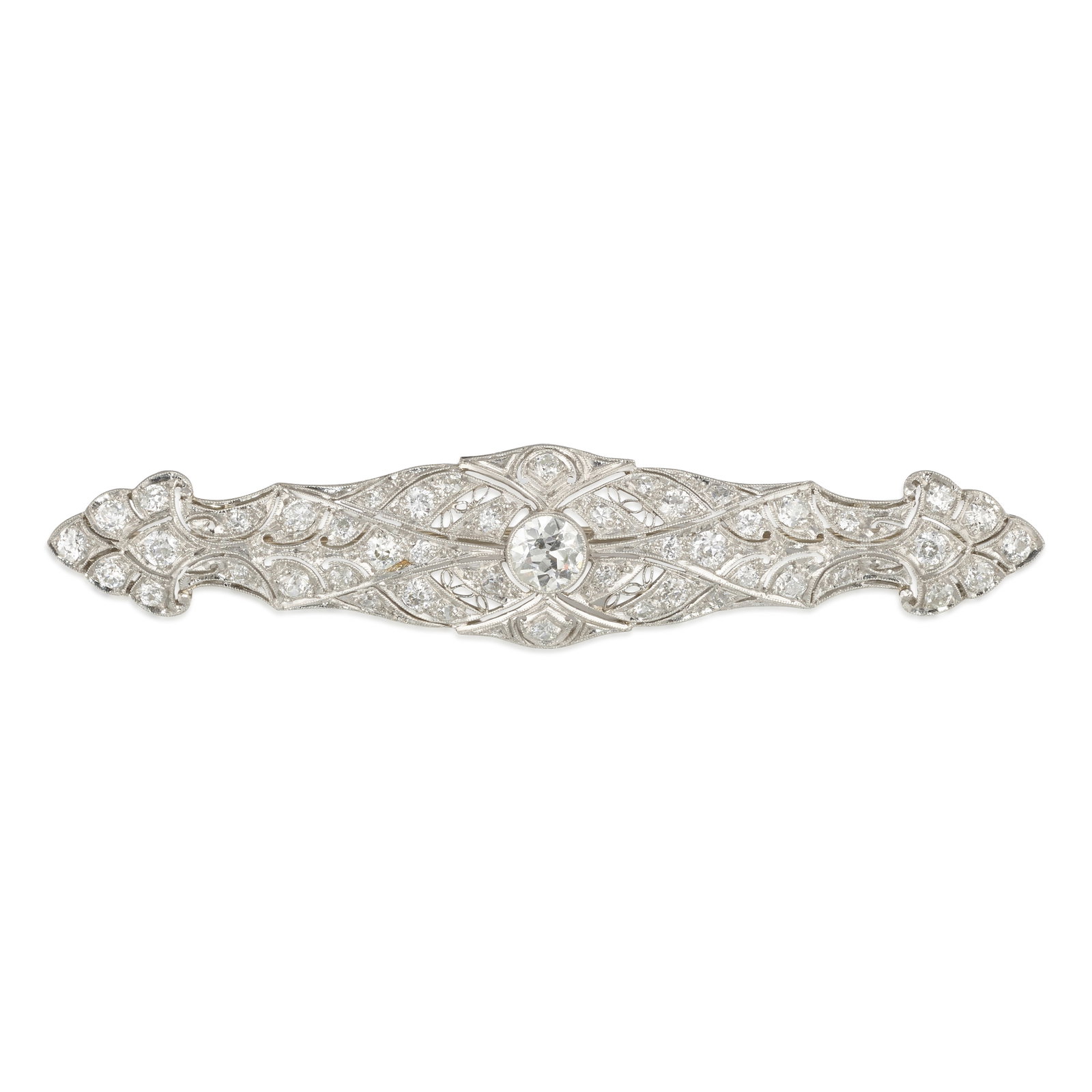 A DIAMOND BROOCH, CIRCA 1920 (1 of 1)