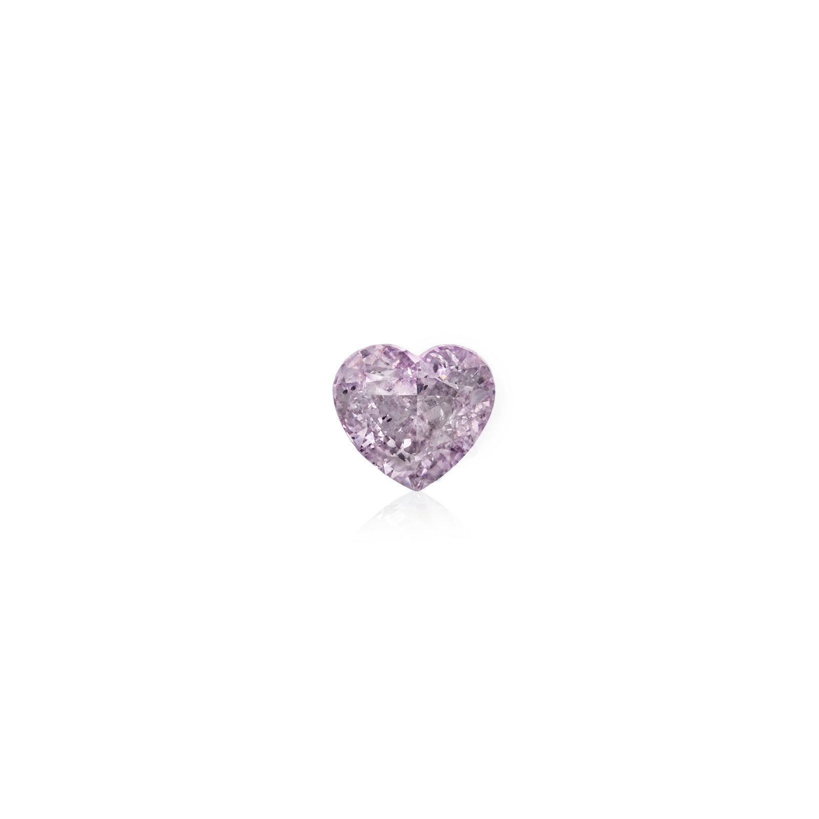 A LOOSE FANCY INTENSE PINK-PURPLE DIAMOND: A LOOSE FANCY INTENSE PINK-PURPLE DIAMOND A heart-shaped Fancy Intense Pink-Purple diamond, weighing 0.80 carat Footnotes: Accompanied by GIA Report 6342011205, dated November 15, 2019, stating that