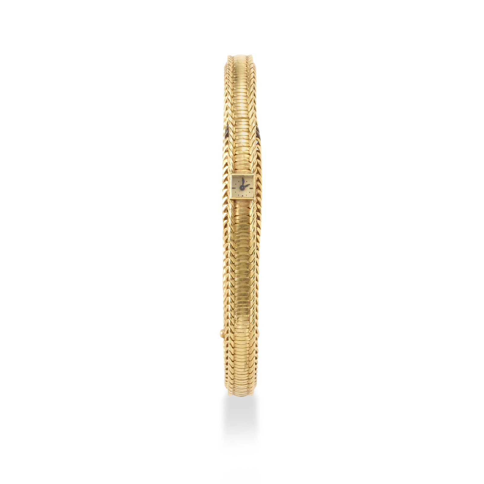 CARTIER: AN 18K GOLD WRISTWATCH, CIRCA 1950 (1 of 1)