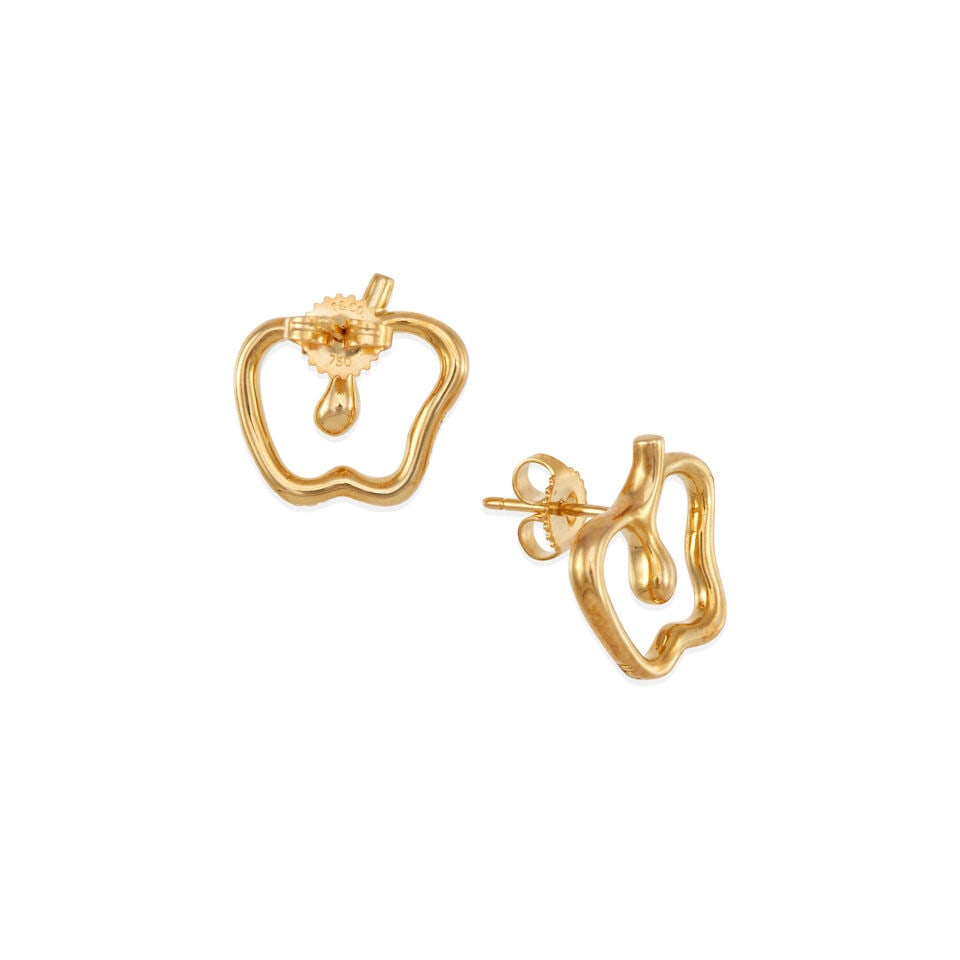 ELSA PERETTI FOR TIFFANY & CO.: 18K YELLOW GOLD EARRINGS - 3