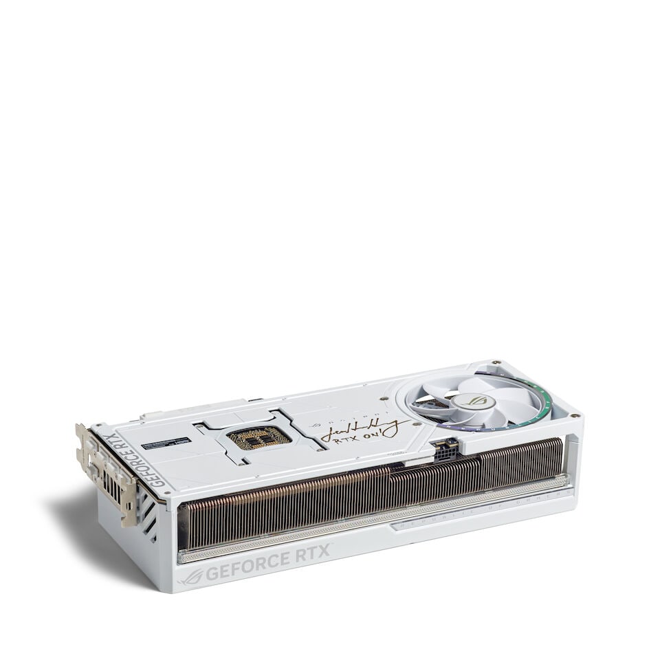 30TH ANNIVERSARY 'WHITE OC' EDITION ASUS ROG NVIDIA ASTRAL GEFORCE RTX 5090 GRAPHICS CARD SIGNED... - 2