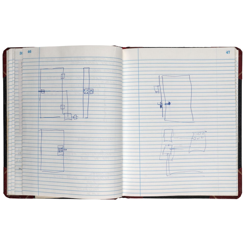 AN APPLE NEWTON MESSAGEPAD ENGINEERING DEVELOPMENT NOTEBOOK. [APPLE COMPUTER, INC.]. Manuscript ... - 2