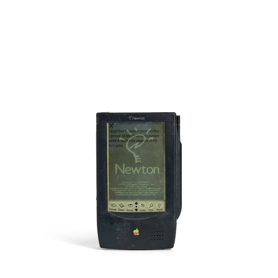 AN APPLE NEWTON MESSAGEPAD WITH MARKETING DISPLAY AND OTHER PROMOTIONAL MATERIAL. Apple Newton M... - 3