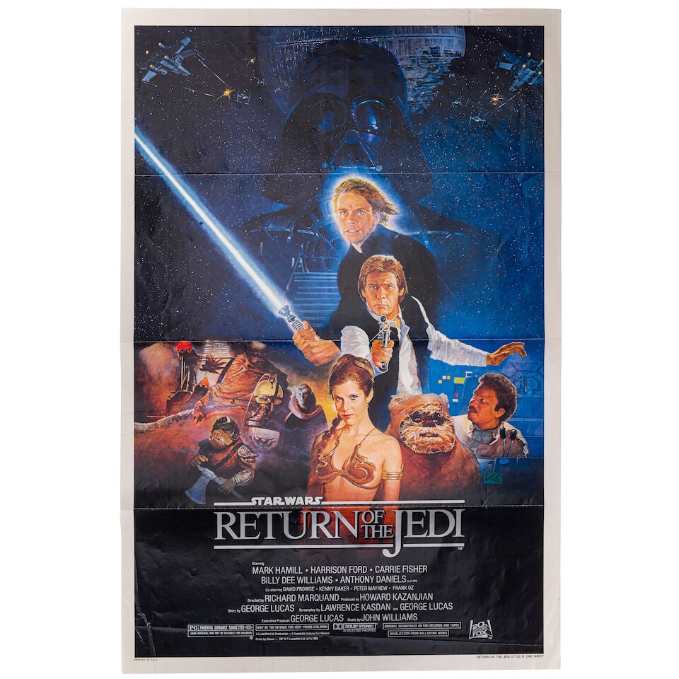 A Return of the Jedi One-Sheet Poster and Lobby Cards (1 of 3)