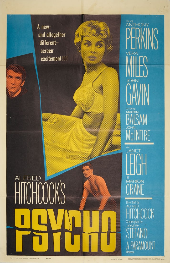A group of Psycho posters (1 of 4)