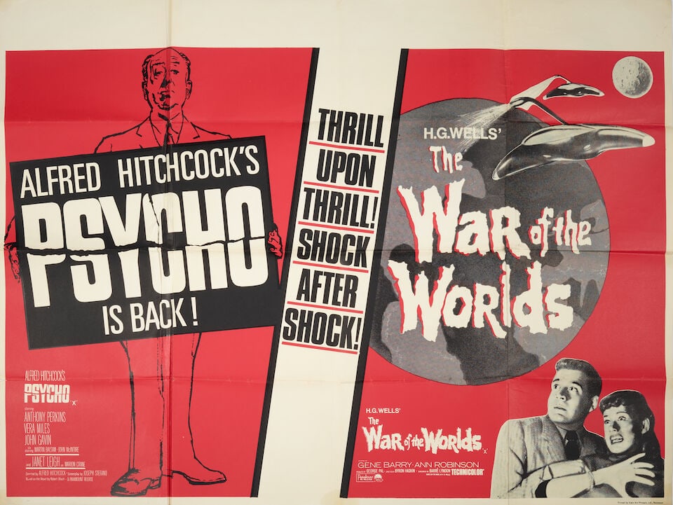 A group of Psycho posters - 2