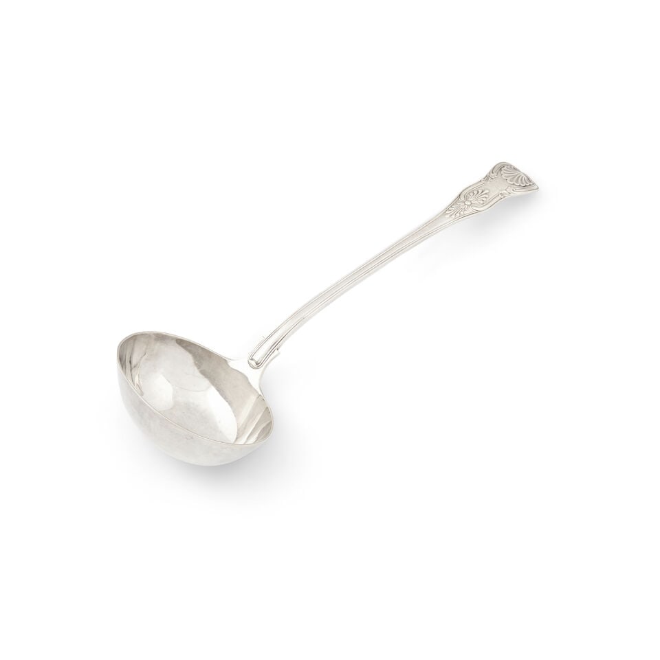 An English sterling silver ladle by Chawner & Co (George William Adams), London, 1854 (1 of 1)