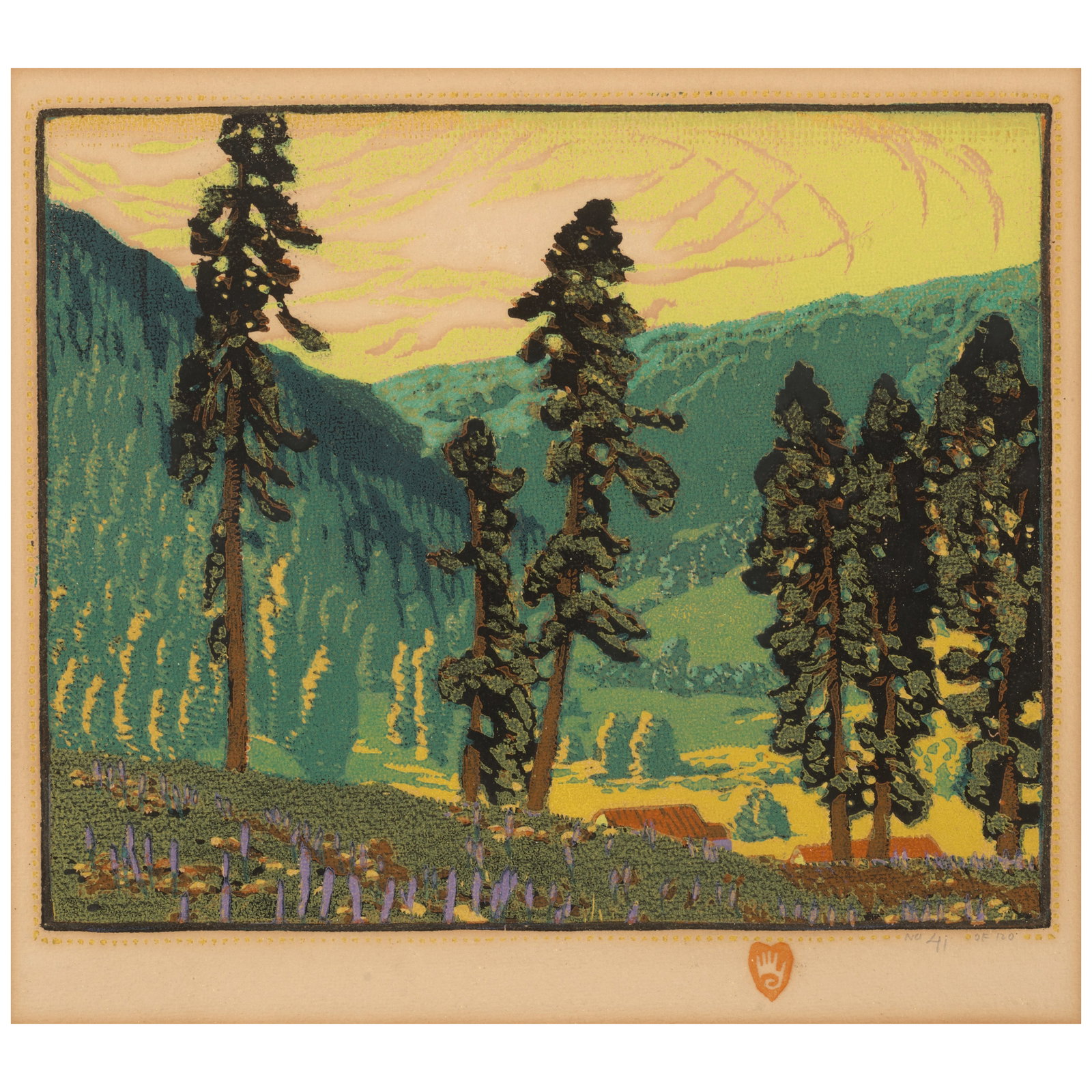 Gustave Baumann (1881-1971); Big Timber Upper Pecos; (1 of 1)