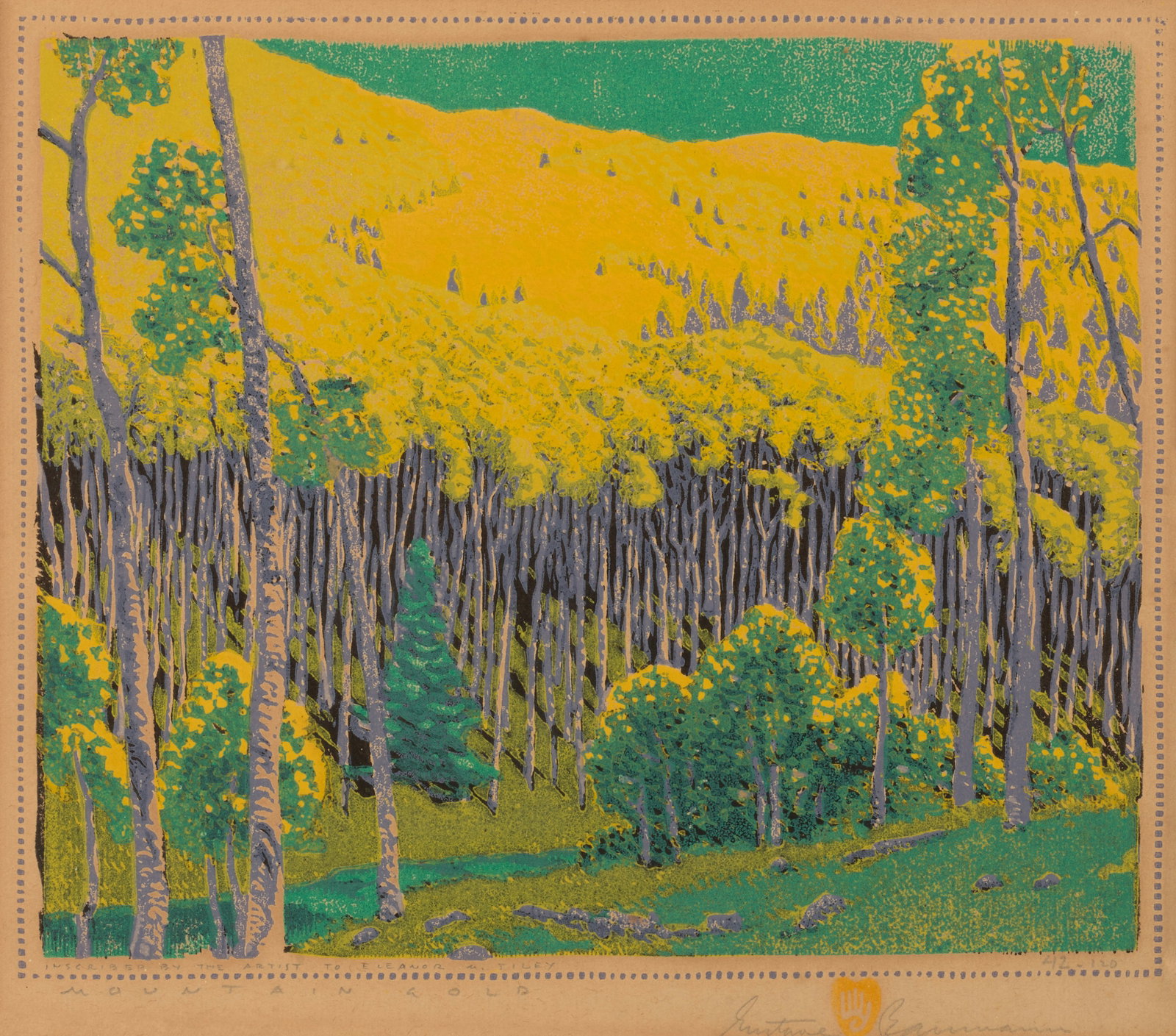 Gustave Baumann (1881-1971); Mountain Gold; (1 of 1)