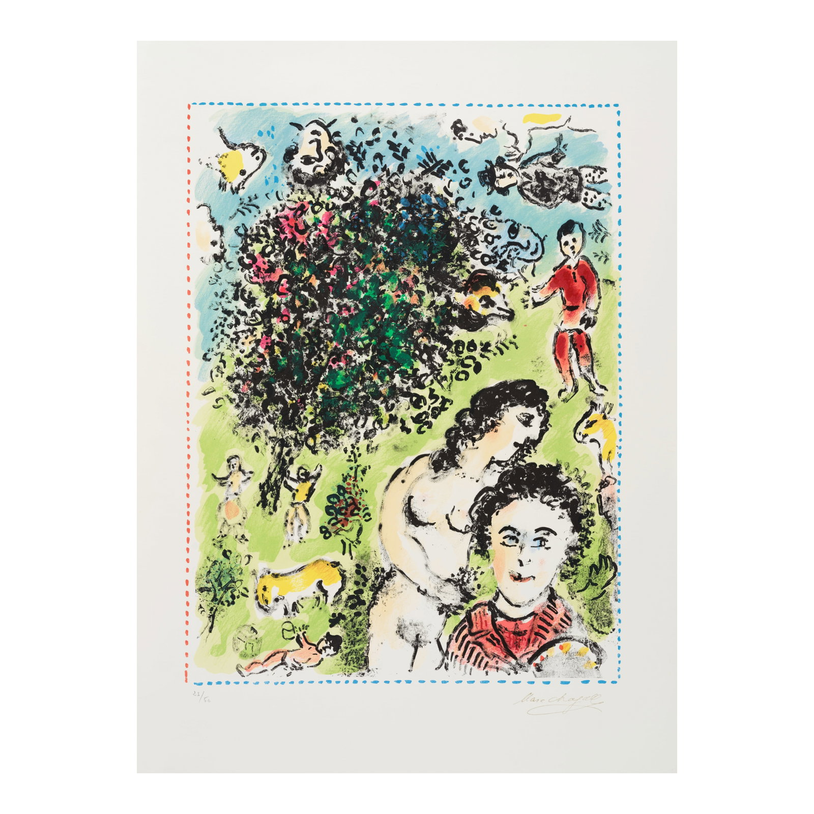 Marc Chagall (1887-1985); 13 plates, from Les Quinze Dernières Lithographies de Marc Chagal... (1 of 1)