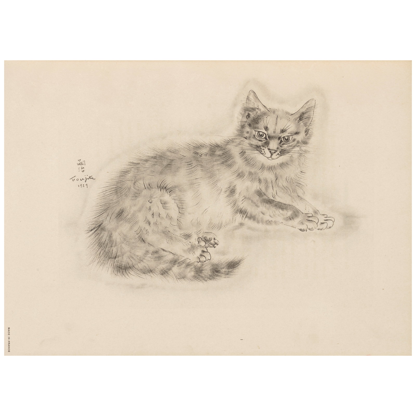 Léonard Tsuguharu Foujita (1886-1968); Book of Cats;: Léonard Tsuguharu Foujita (1886-1968) Book of Cats (Buisson 30.127), 1930 The artist's book, comprising 20 etchings on wove paper, signed in pencil on the justification page and numbered in ink '