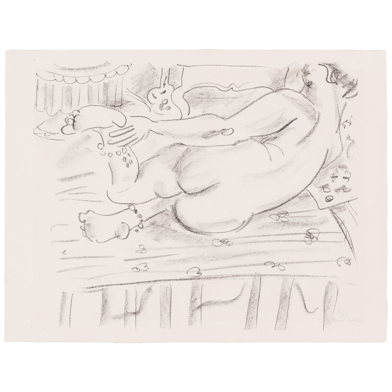Henri Matisse (1869-1954); Nu couché de dos (Reclining Nude from the Back); (1 of 1)