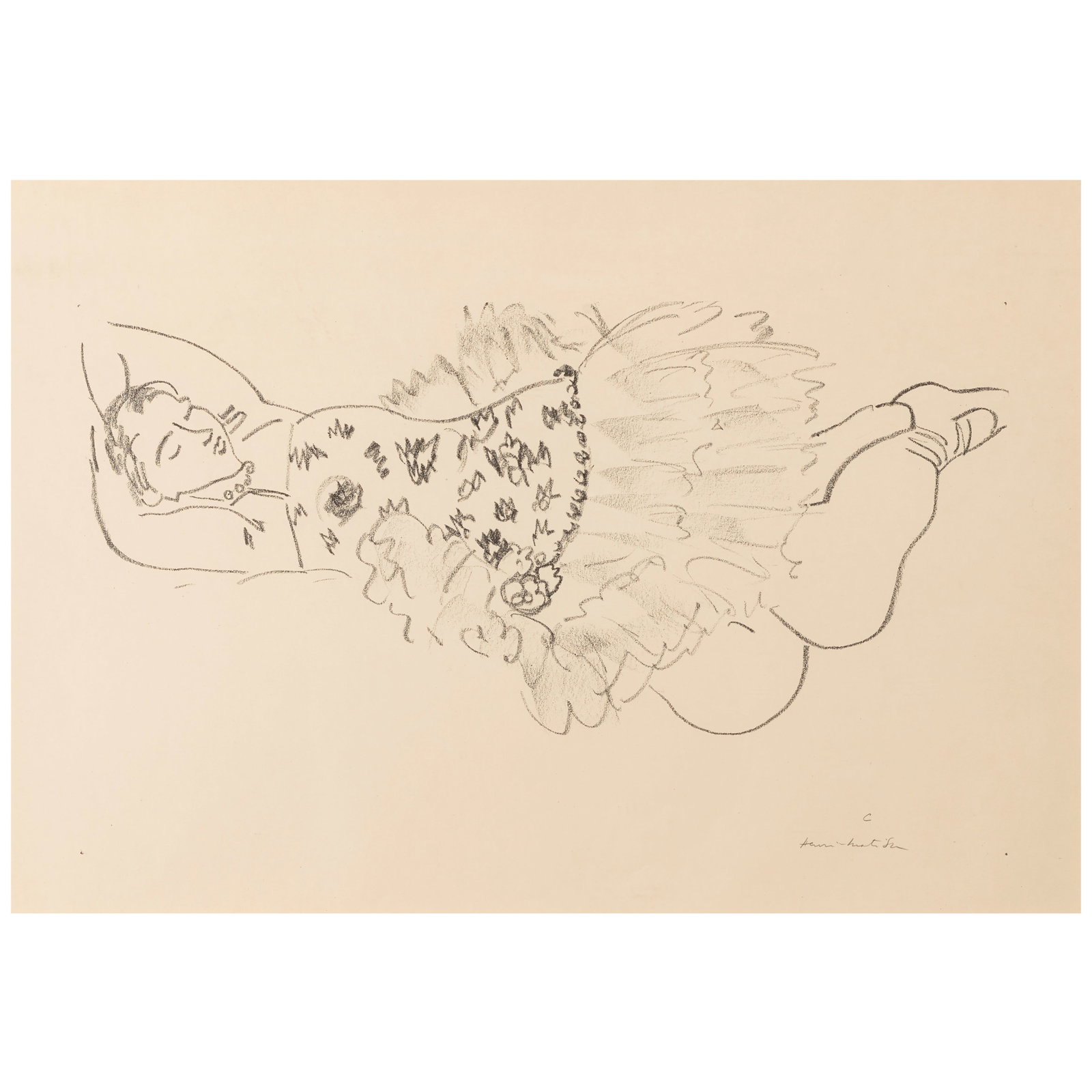 Henri Matisse (1869-1954); Danseuse endormie (Sleeping Dancer); (1 of 1)