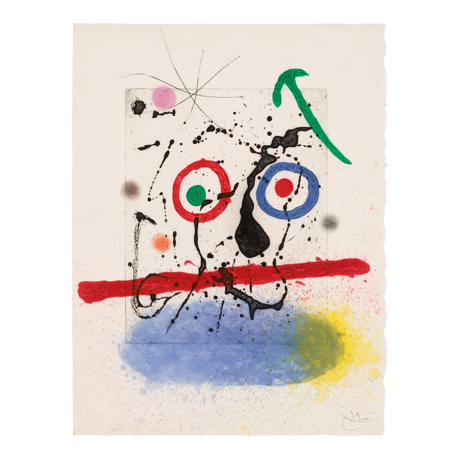 Joan Miró (1893-1983); Le Scieur de long (The Pit Sawyer); (1 of 1)