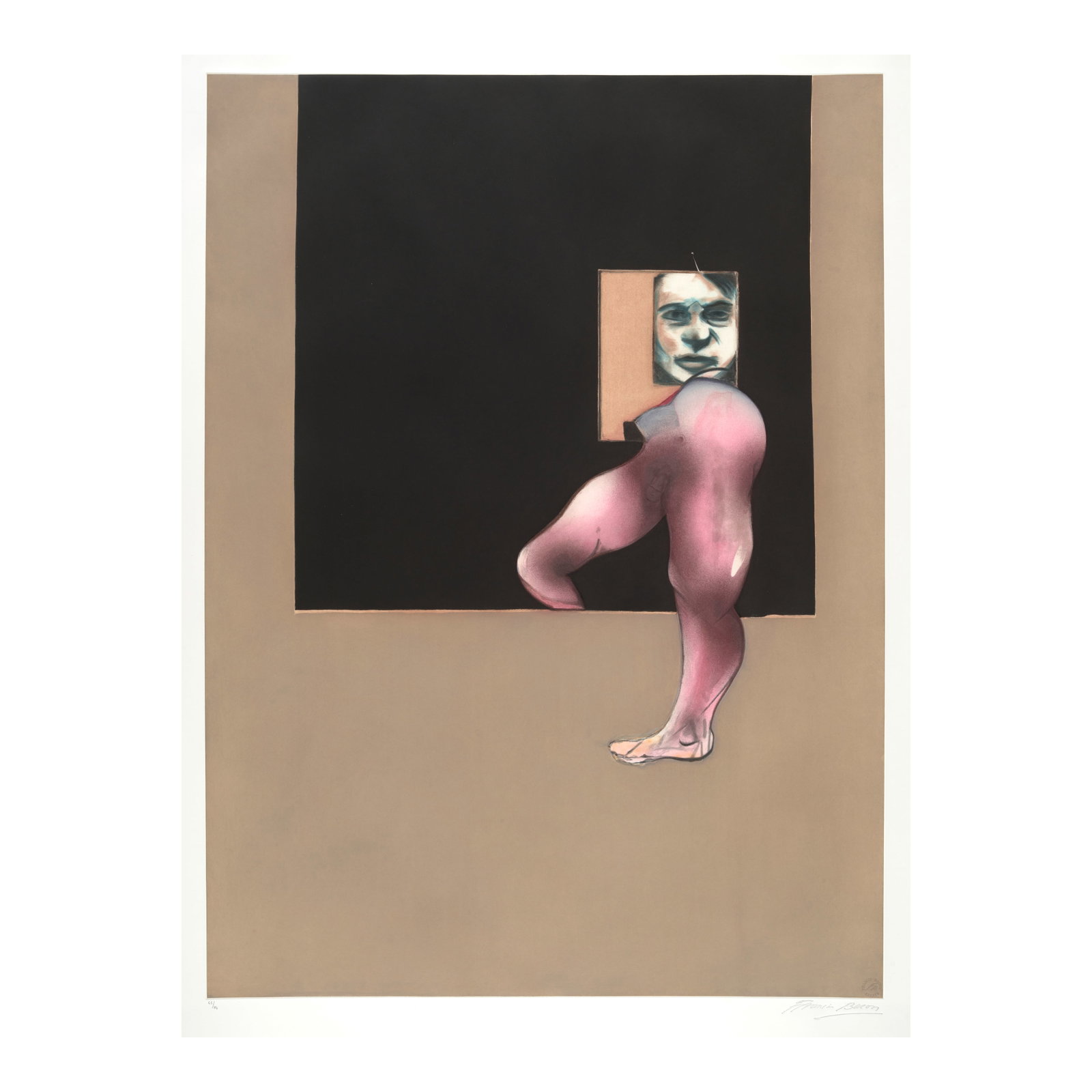 Francis Bacon (1909-1992); Right panel, from Triptych 1991; (1 of 1)
