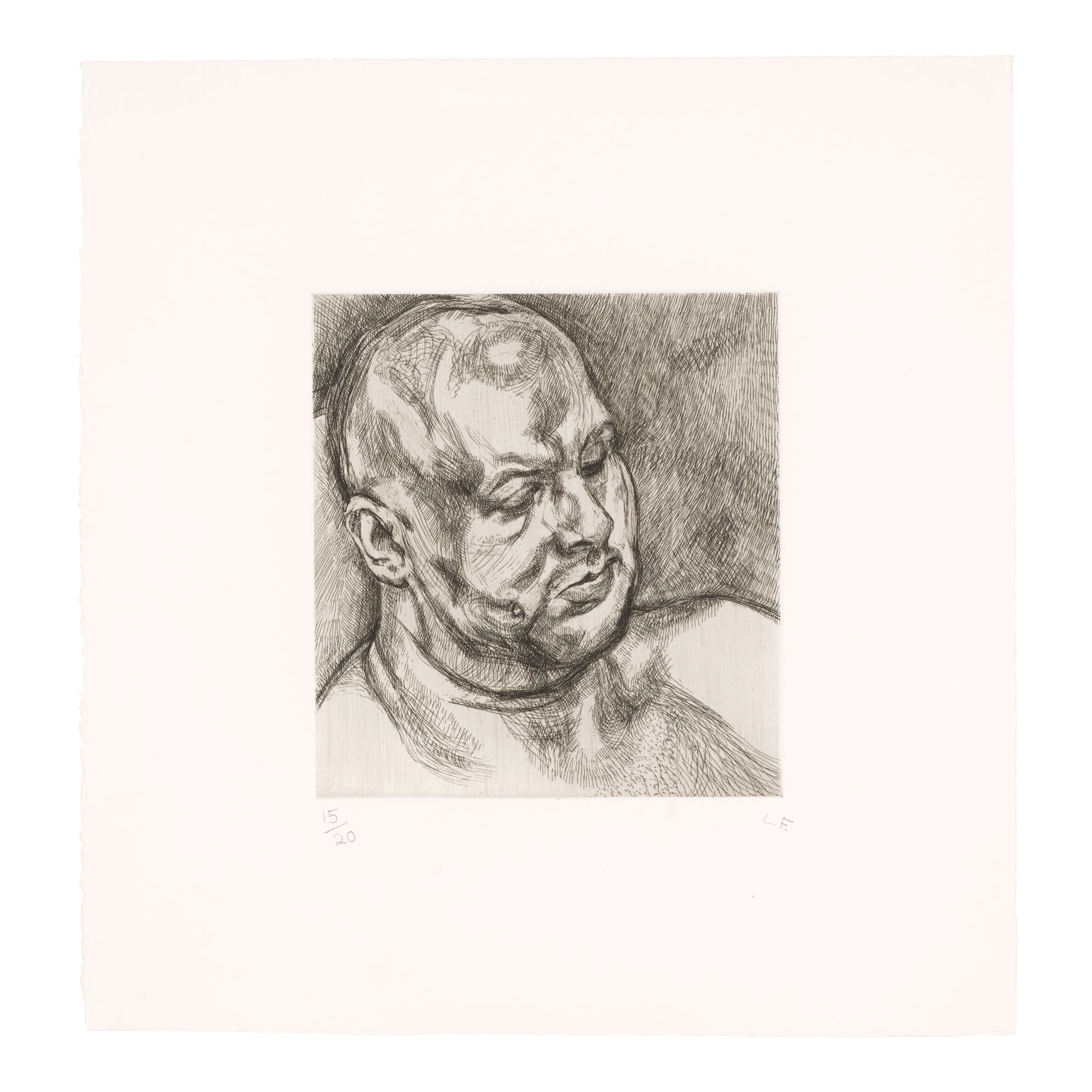 Lucian Freud (1922-2011); Head of a Man; (1 of 1)