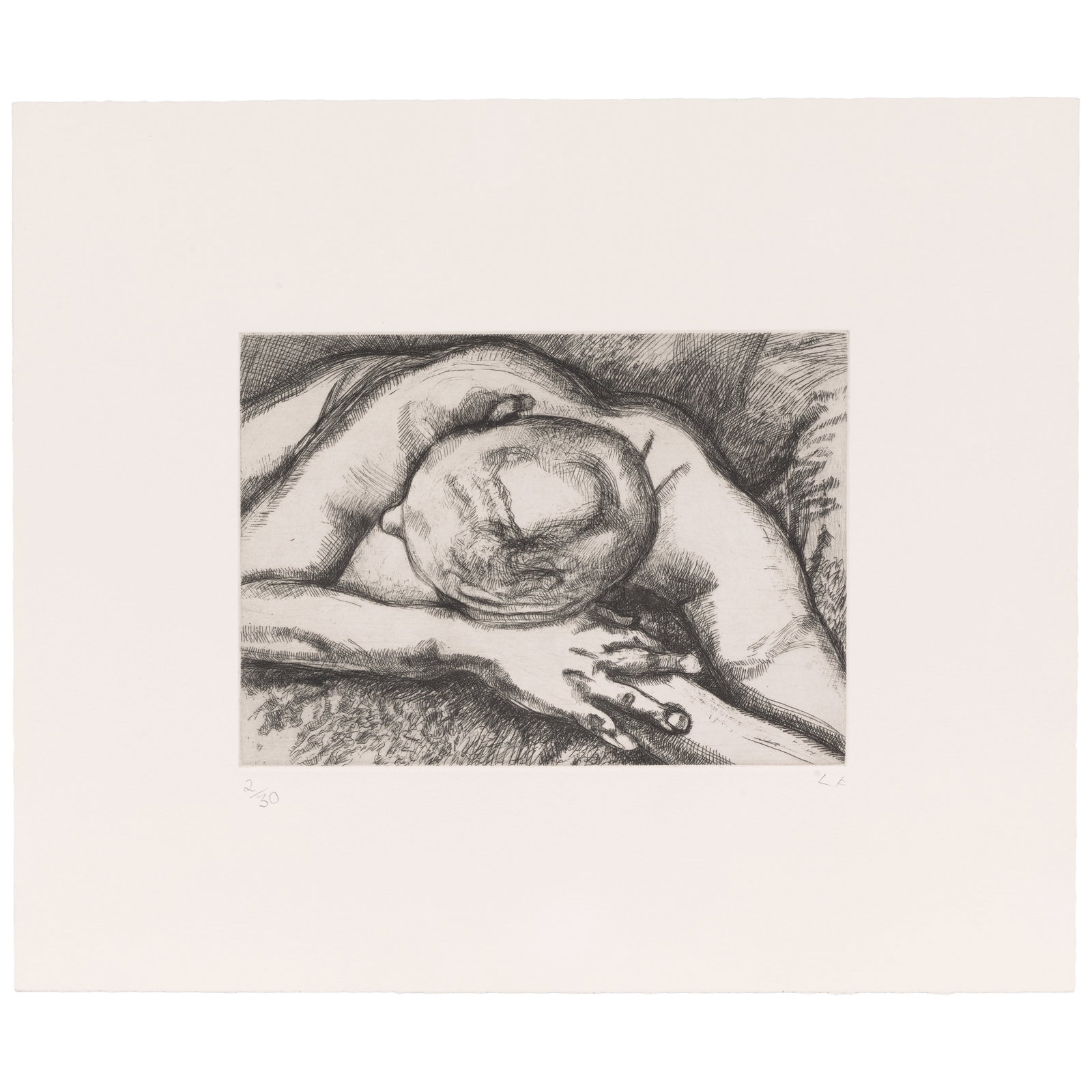 Lucian Freud (1922-2011); Reclining Figure; (1 of 1)