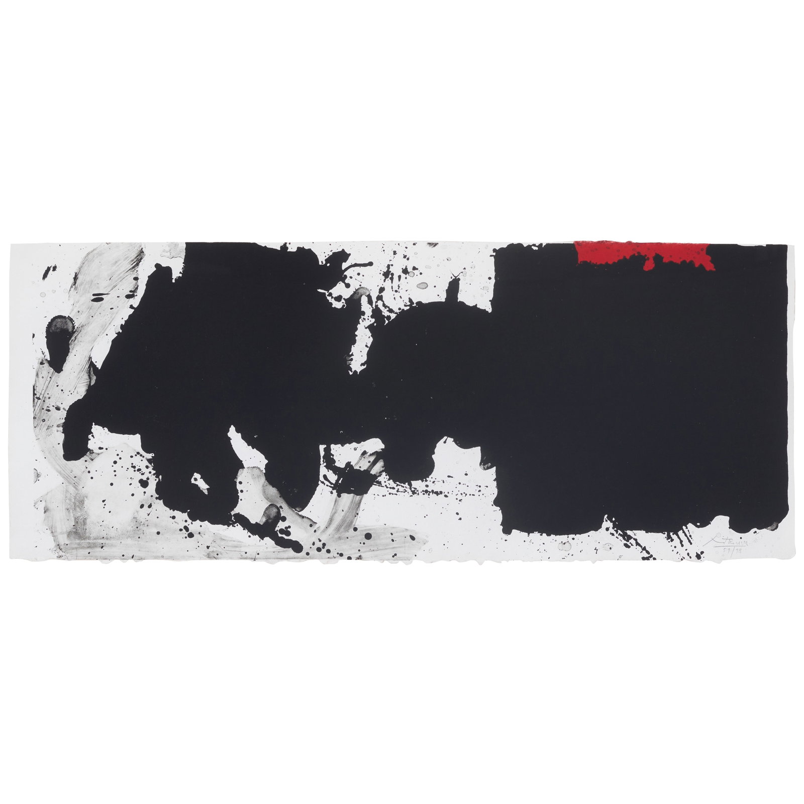 Robert Motherwell (1915-1991); Black with No Way Out, from El Negro; (1 of 1)