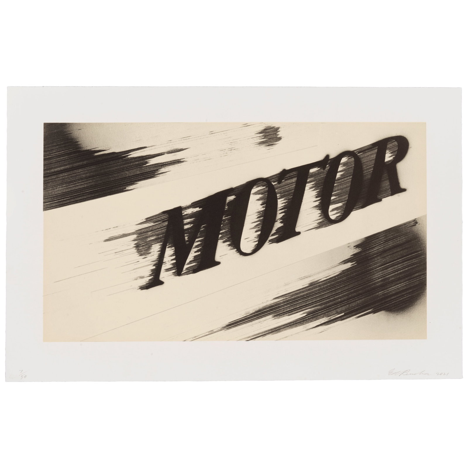 Ed Ruscha (born 1937); Motor; (1 of 1)