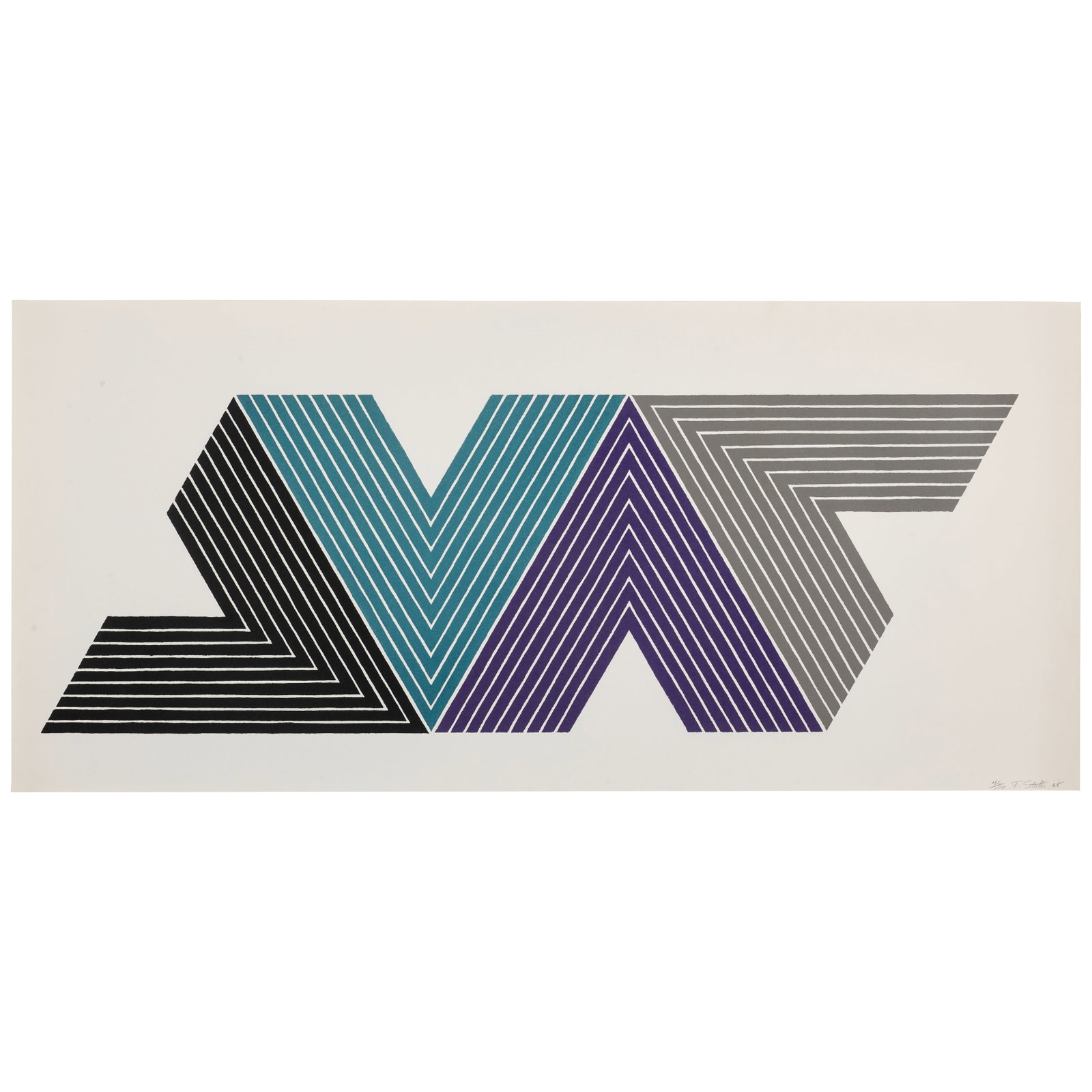Frank Stella (1936-2024); Empress of India I, from V Series; (1 of 1)