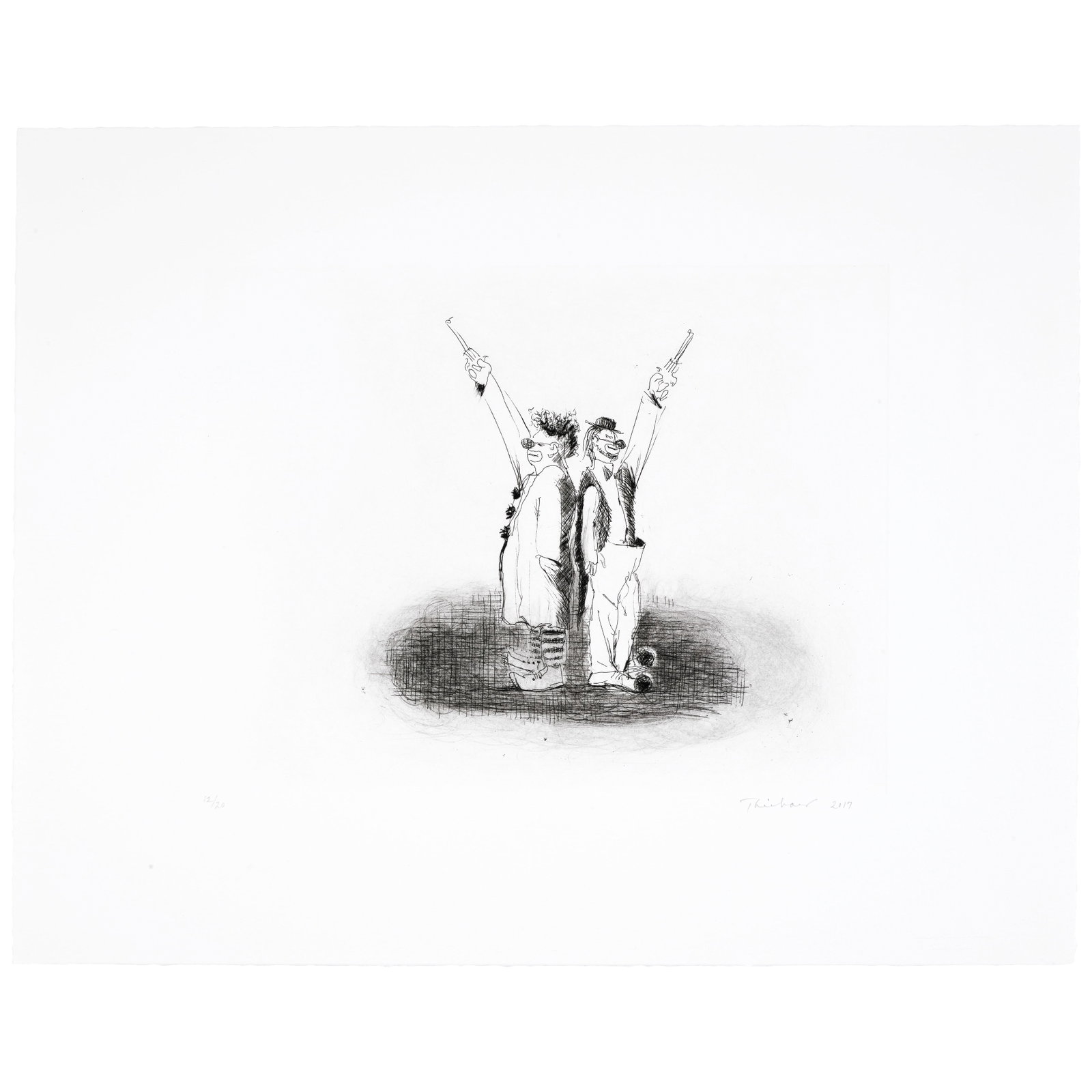 Wayne Thiebaud (1920-2021); Clown Memories; (6) (1 of 1)