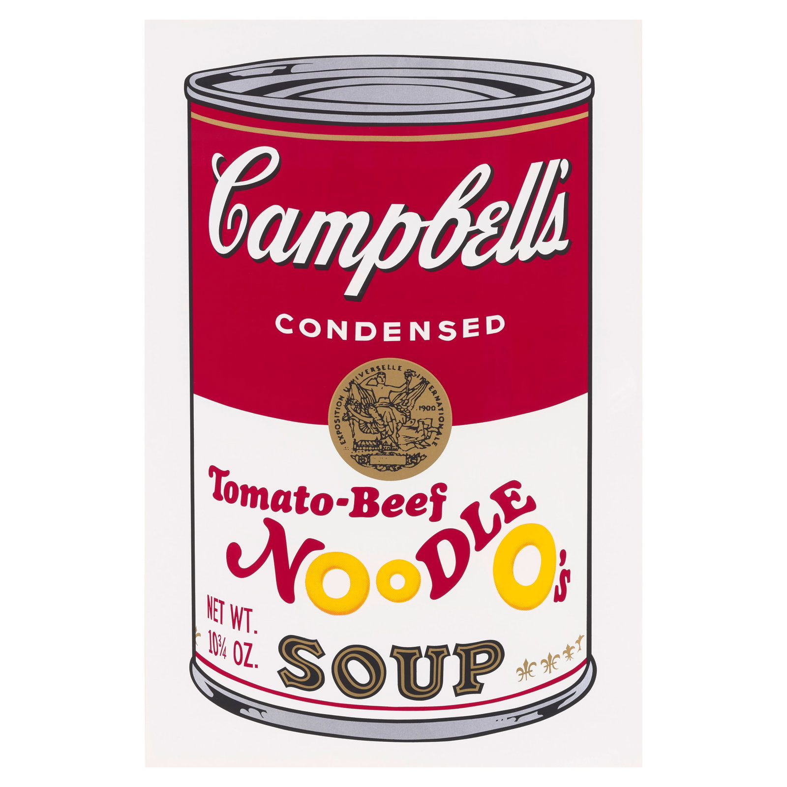 Andy Warhol (1928-1987); Tomato-Beef Noodle O's, from Campbell's Soup II; (1 of 1)