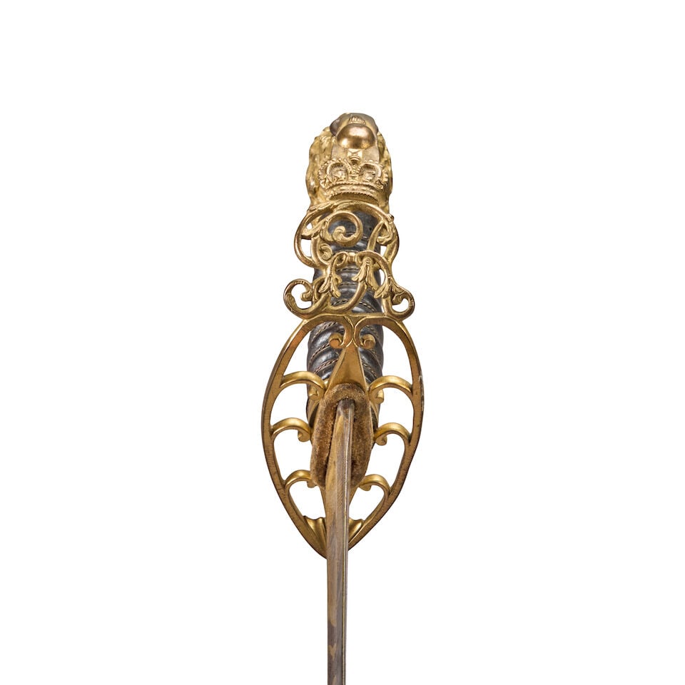 A BRITISH PATTERN 1803 FLANK OFFICER'S SWORD. - 3