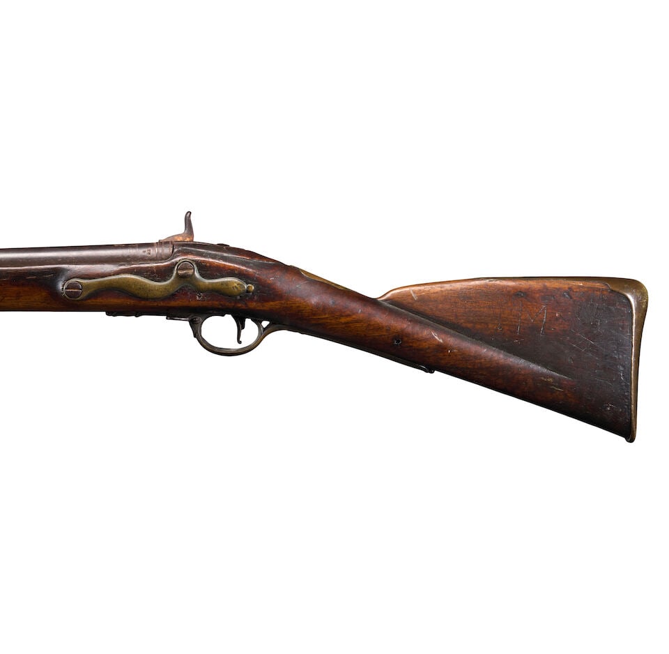 A BRITISH PATTERN 1756 LONG LAND SERVICE MUSKET WITH MASSACHUSETTS MARKINGS, - 4