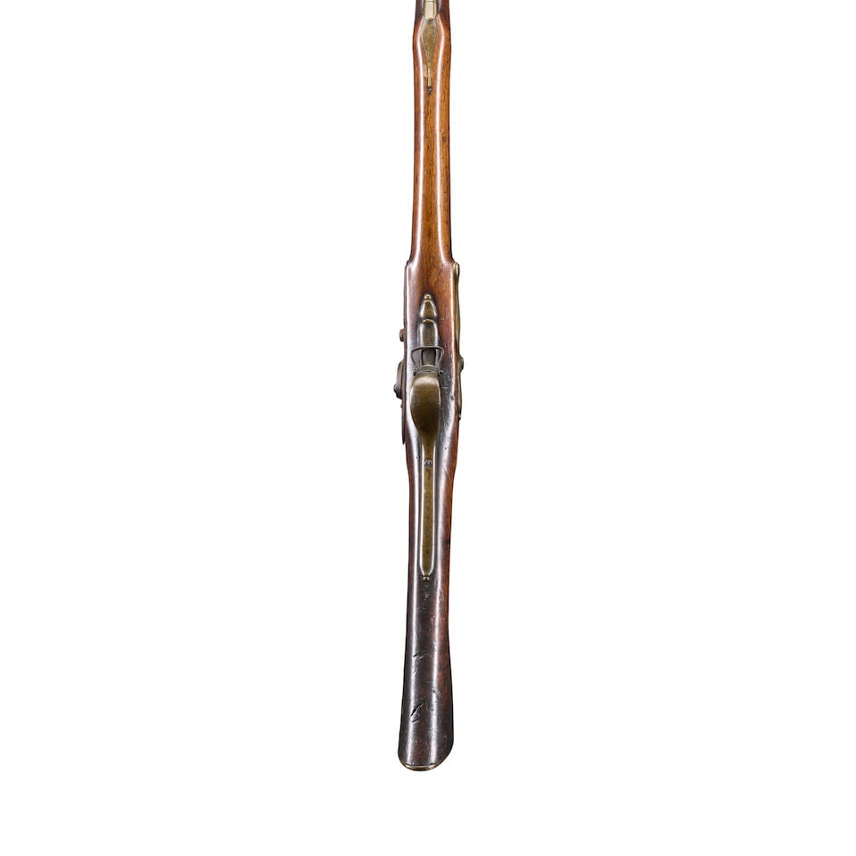 A BRITISH PATTERN 1756 LONG LAND SERVICE MUSKET WITH MASSACHUSETTS MARKINGS, - 7