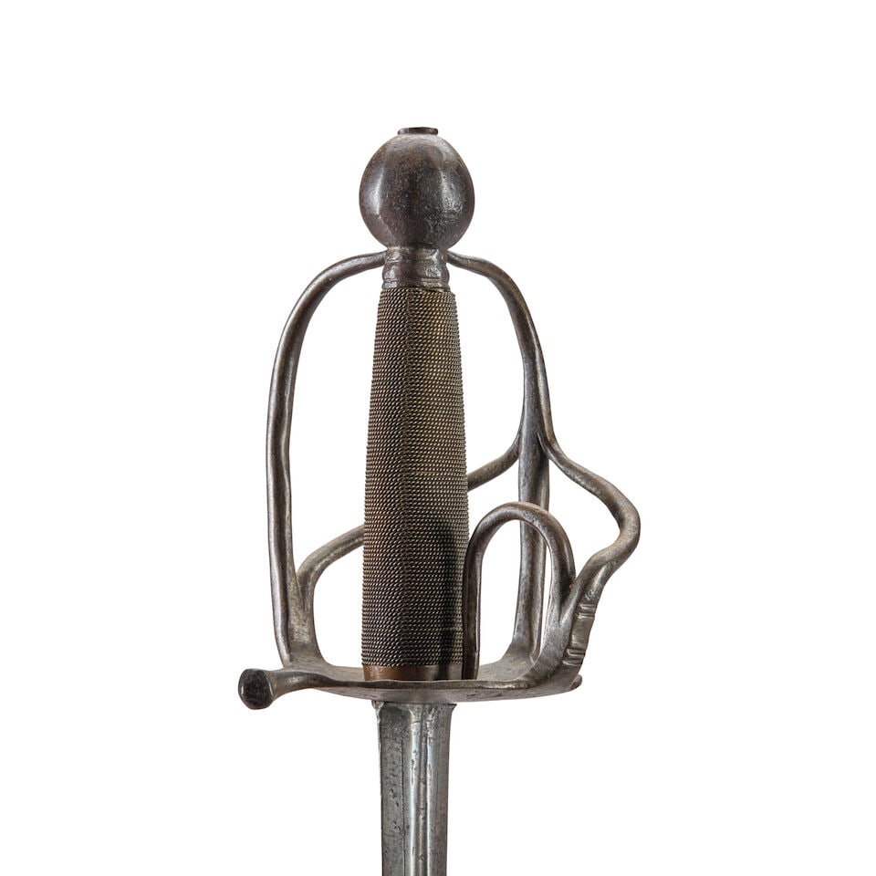 A LATE 17TH/EARLY 18TH CENTURY WALLOON HILT BROADSWORD. - 3