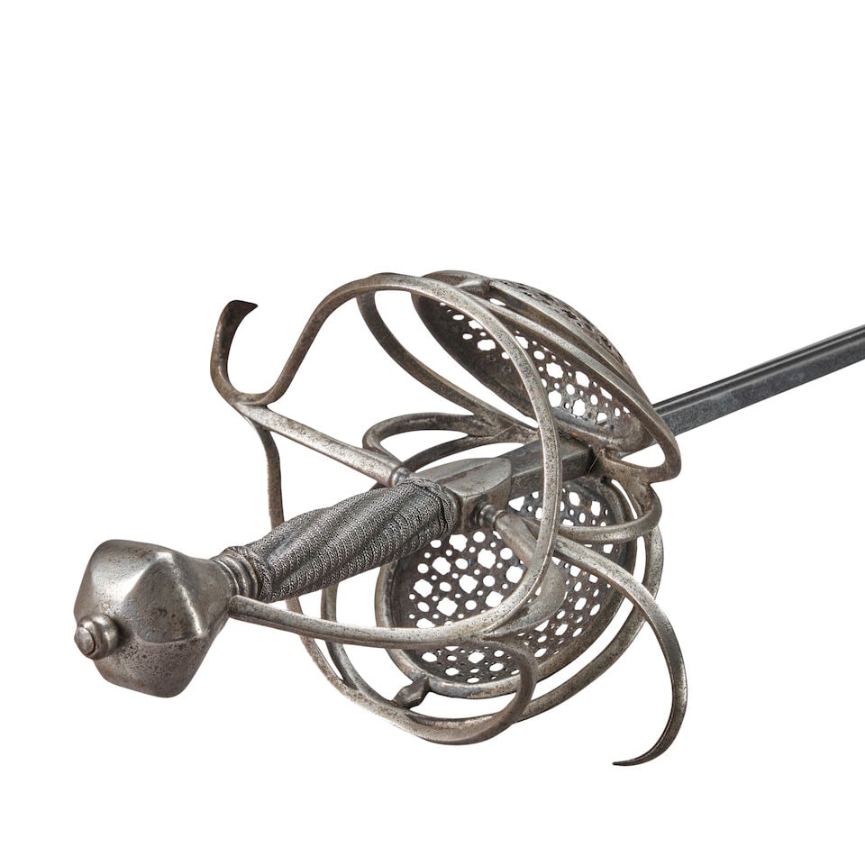 A 17TH CENTURY PAPPENHEIMER RAPIER. - 3